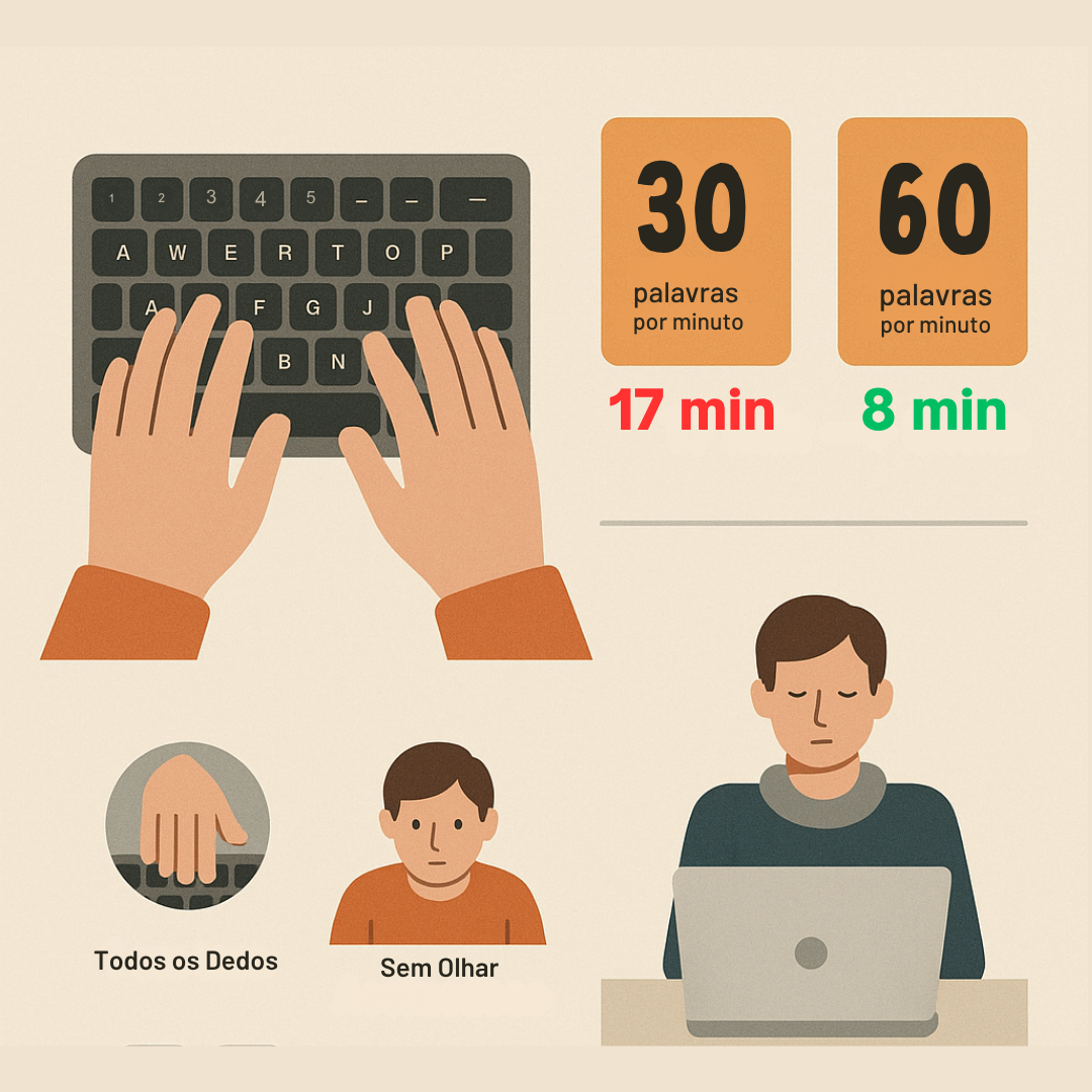 dicas para melhorar a digitação e ganhar tempo