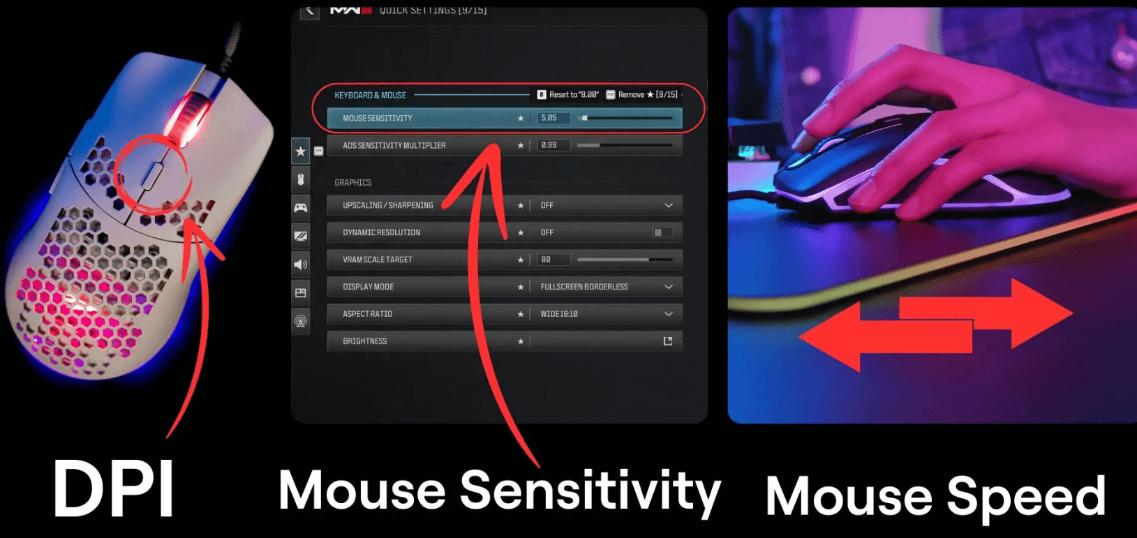 diferença entre dpi e sensibilidade no mouse