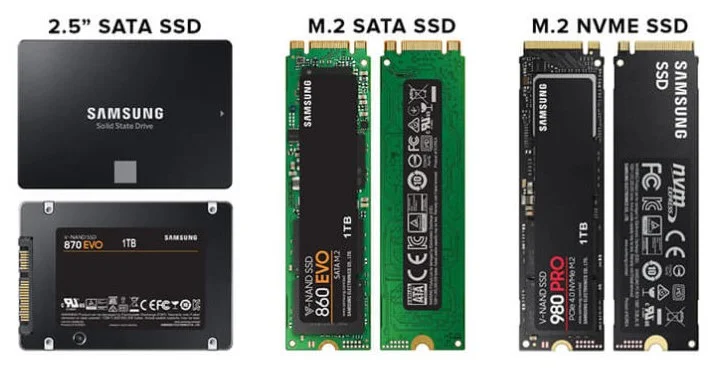 diferença entre ssd sata e nvme velocidade