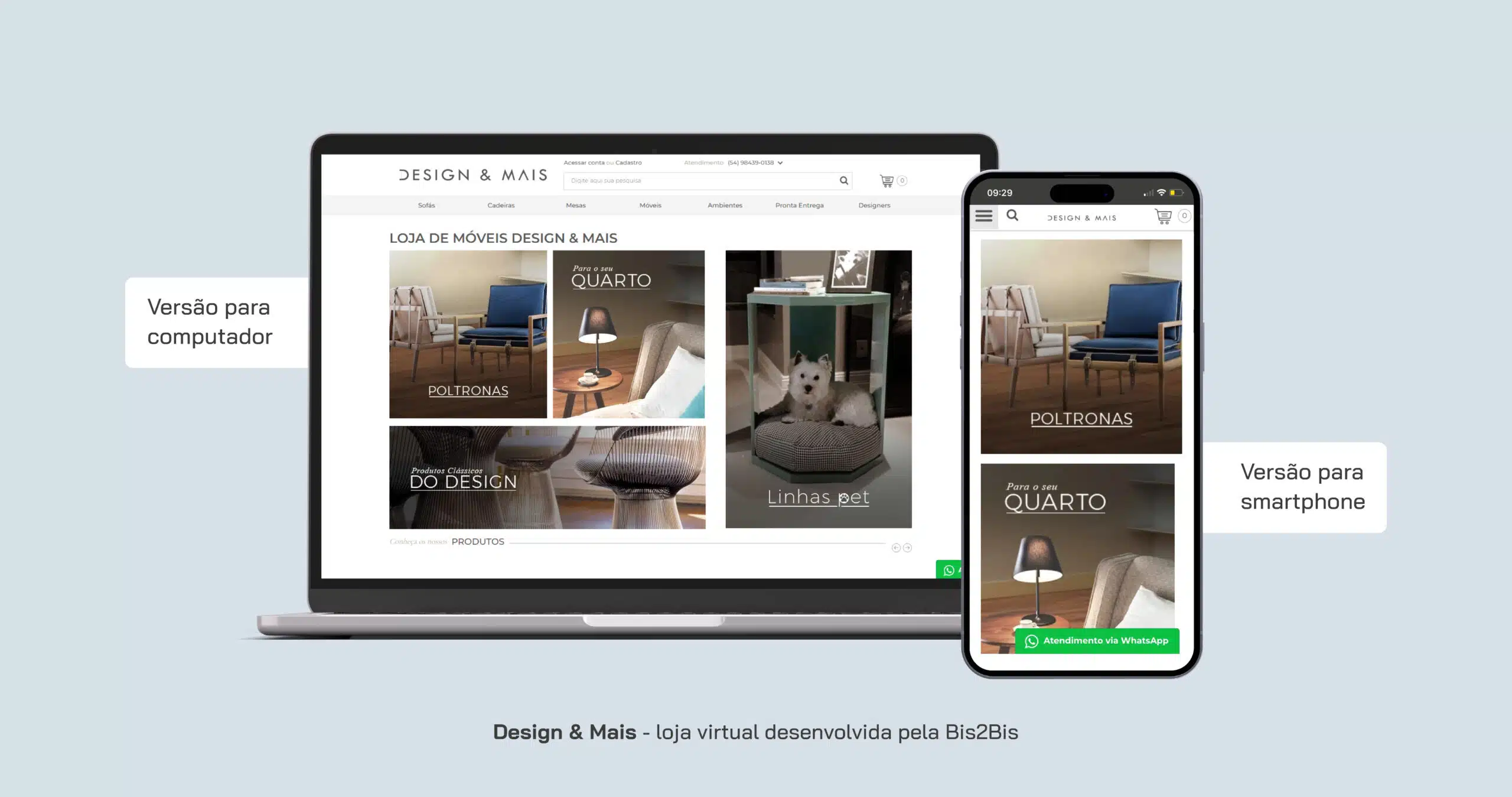 e-commerce de móveis