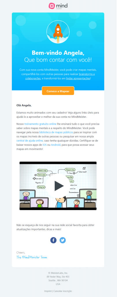 email de marketing exemplo