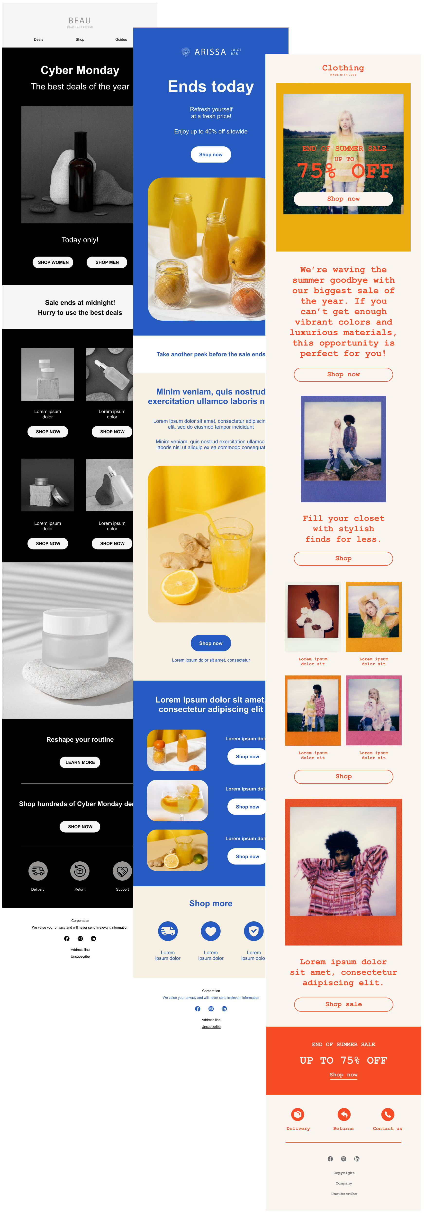 como criar design email marketing para ecommerce