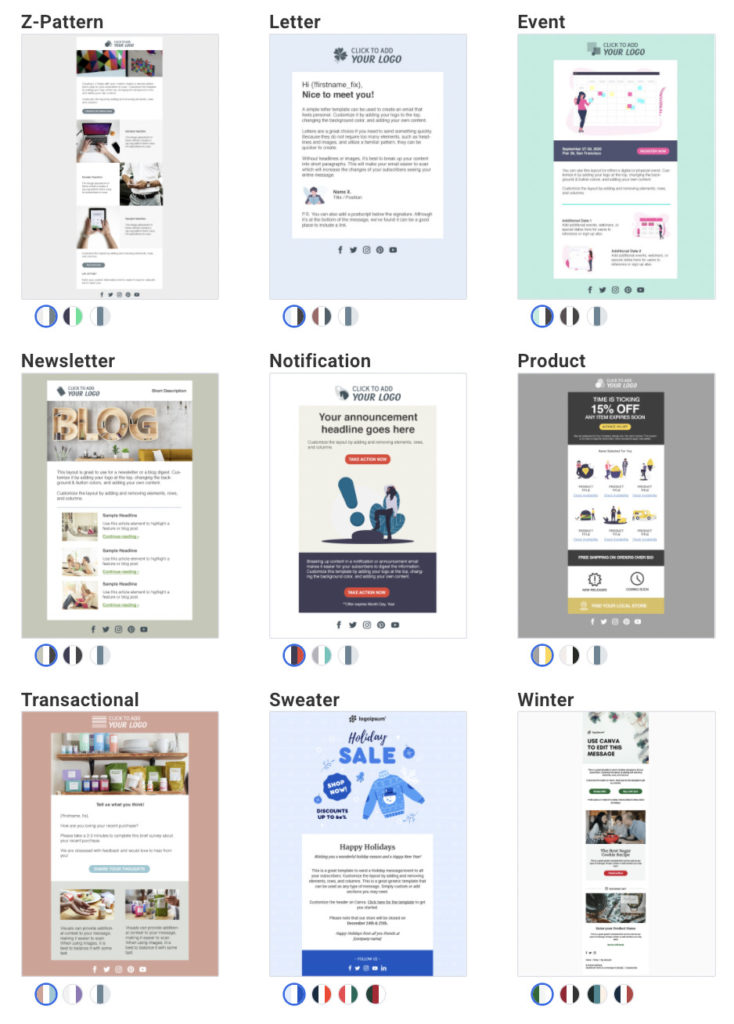 exemplos criativos design email marketing