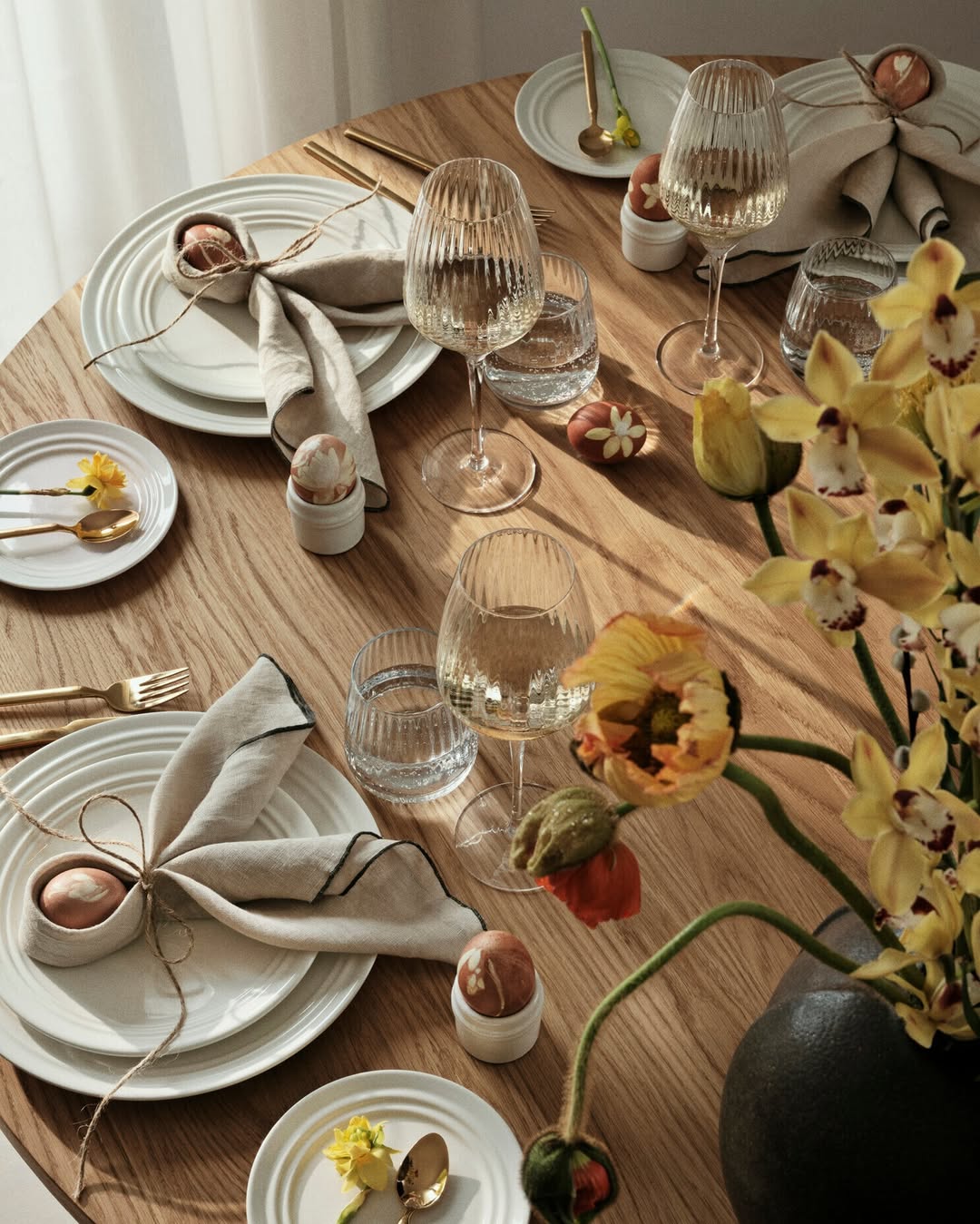 enfeites de mesa para almoço de páscoa