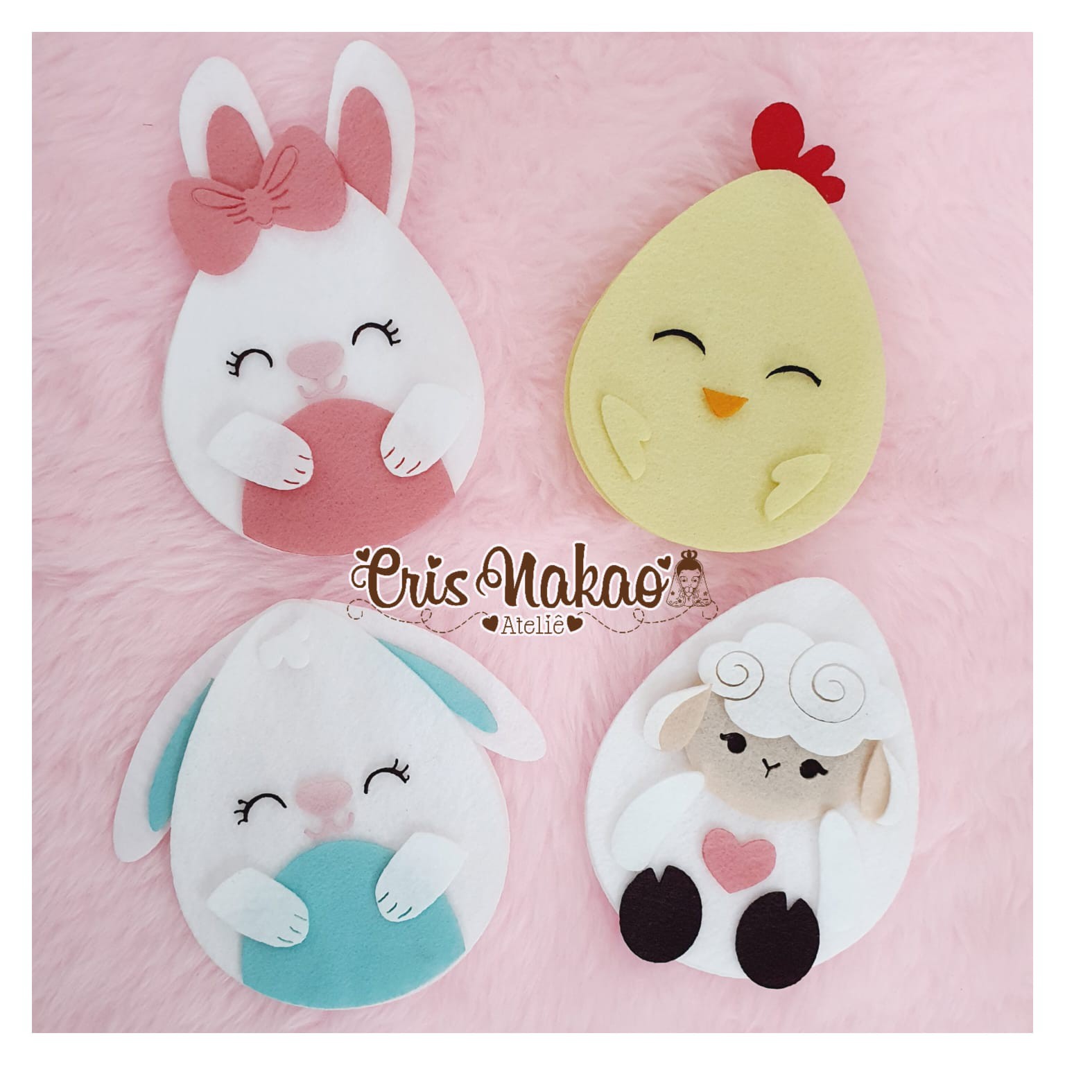 Materiais Essenciais para Artesanato de Páscoa em Feltro