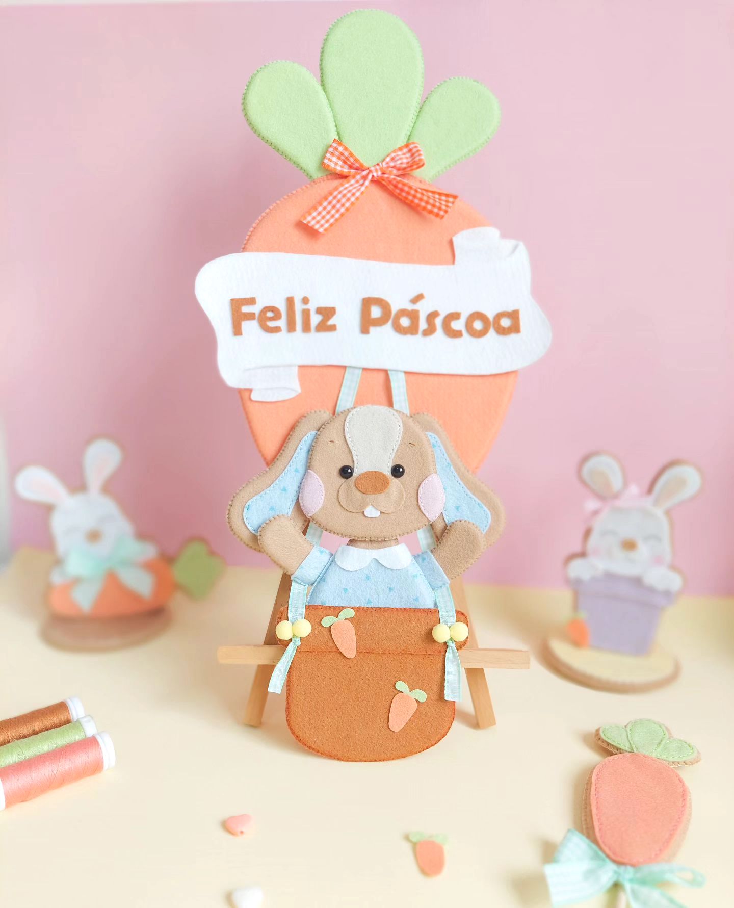 Ideias Criativas de Sacolinhas Porta-Doces em Feltro