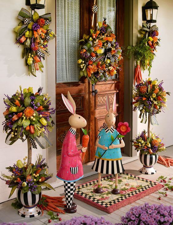 Decoração de Páscoa minimalista: Placas e Pêndulos