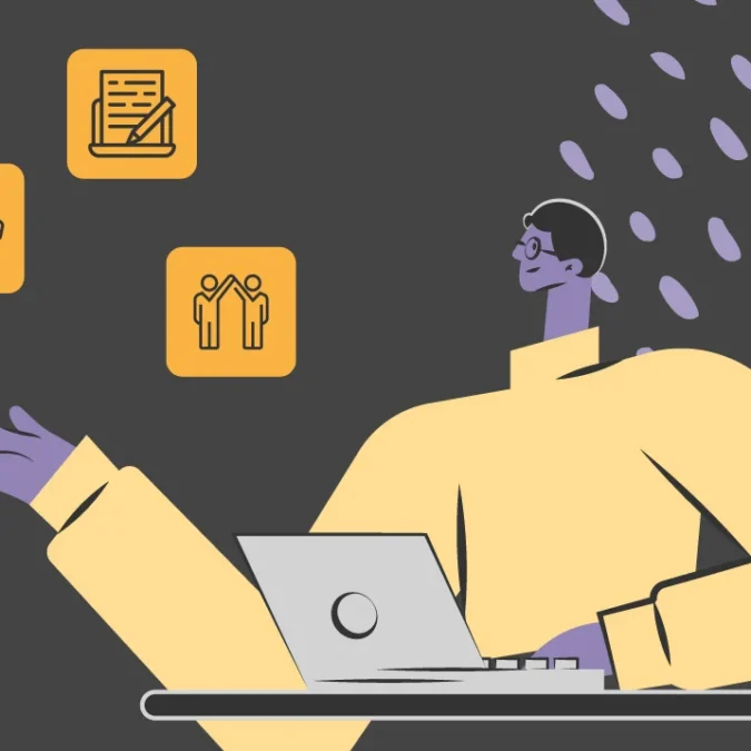 equipe de marketing interna ou agencia externa