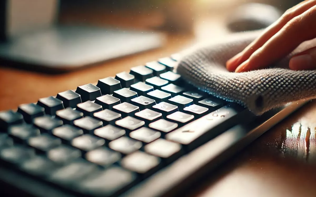 erros comuns ao limpar teclado e mouse