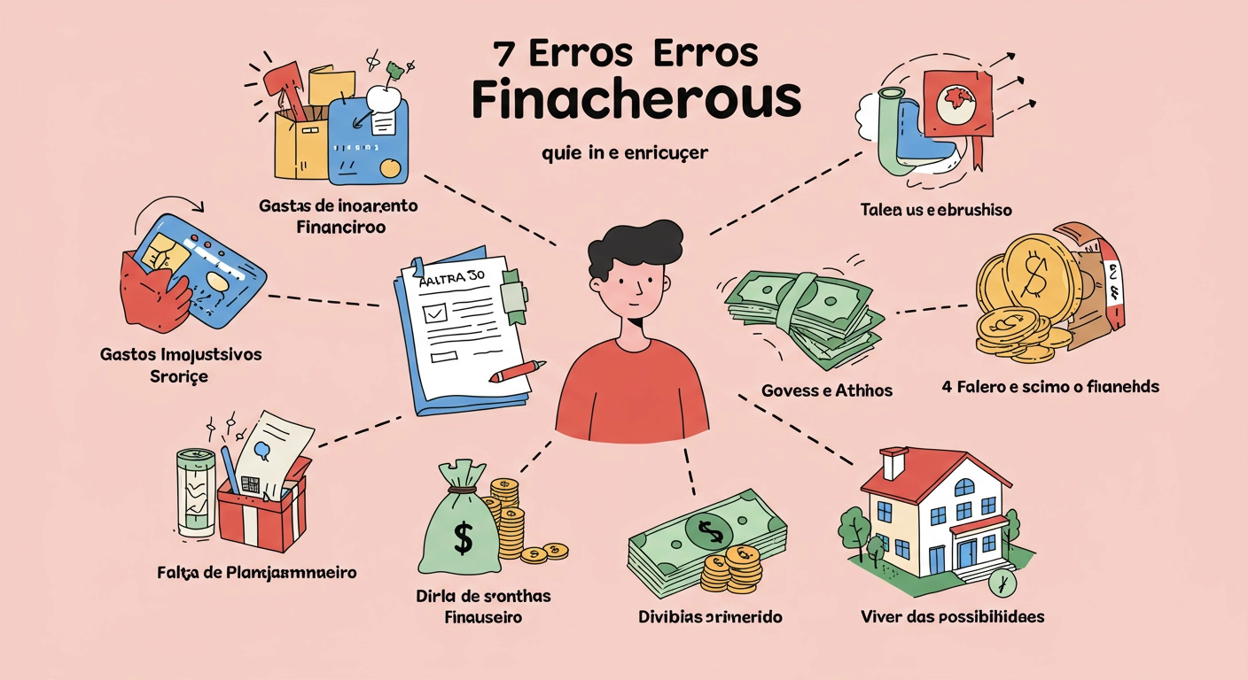 erros comuns ao usar app finanças pessoais como evitar