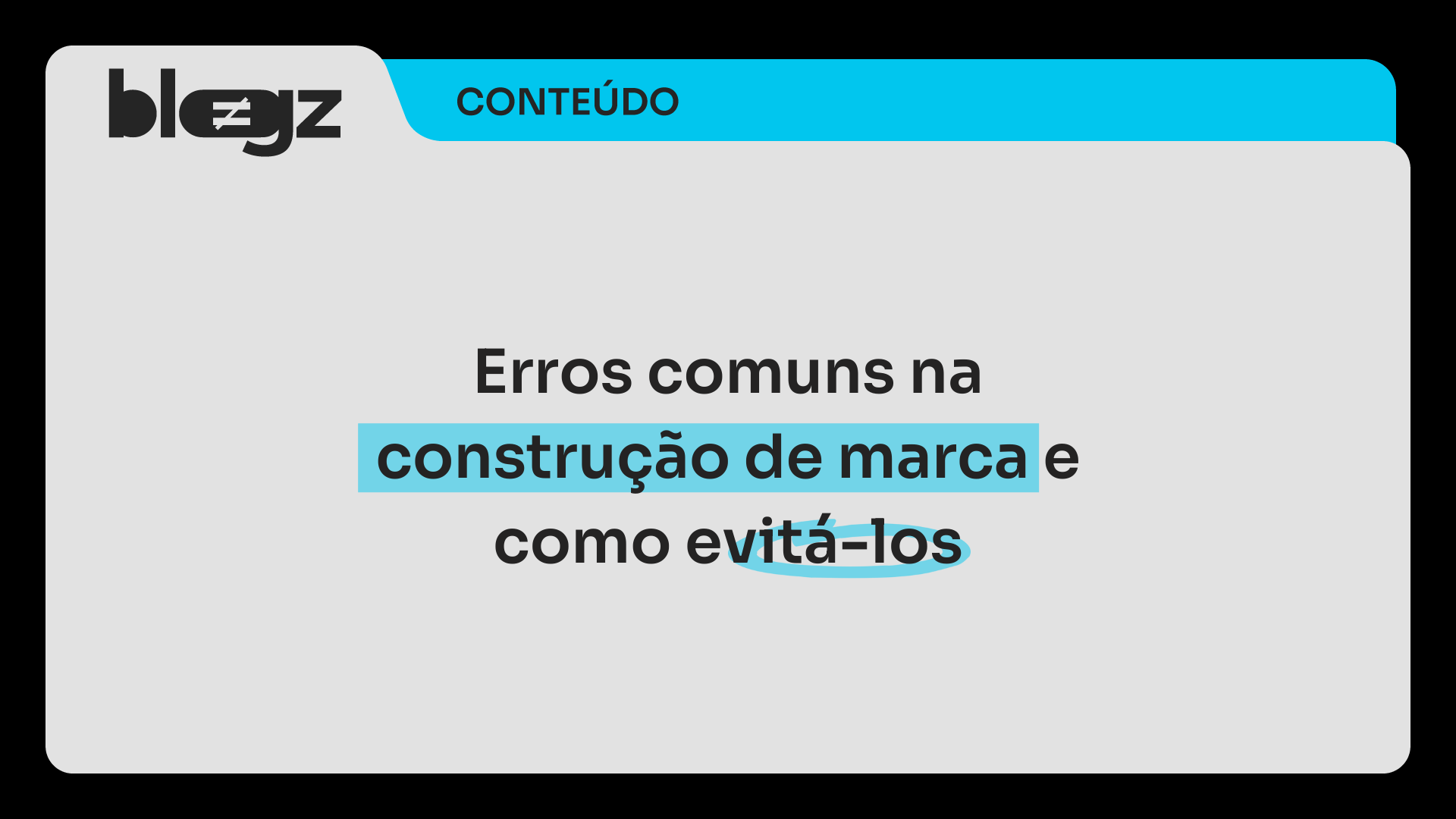 principais falhas ao criar identidade de marca