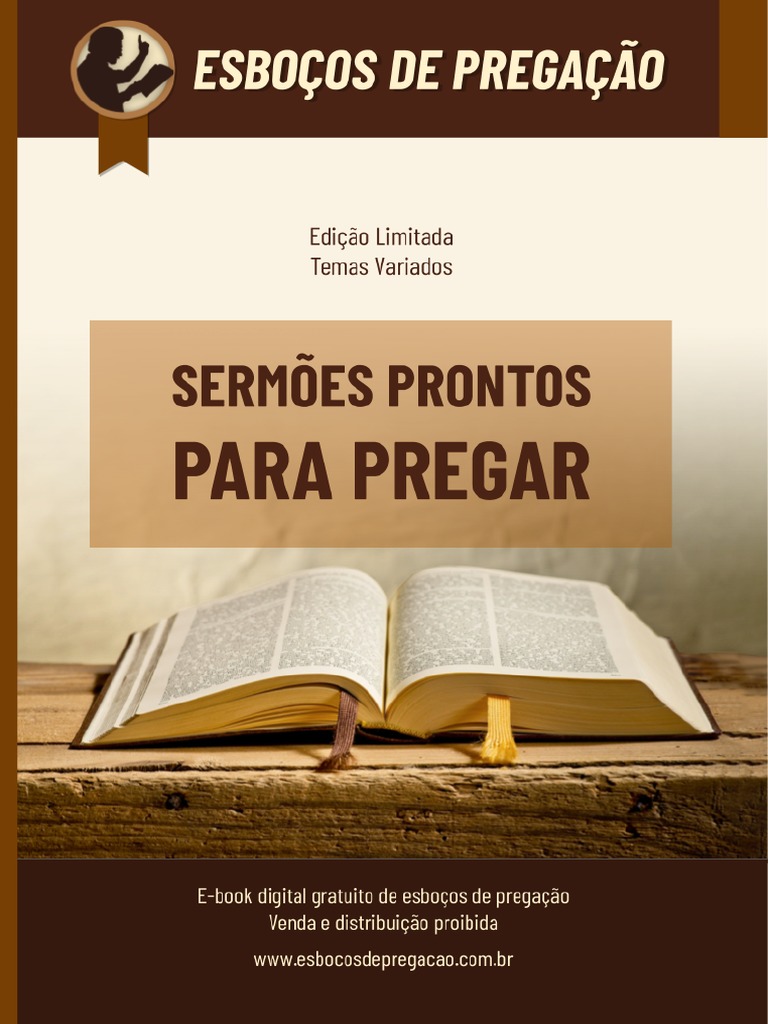 esboços de pregações pdf grátis
