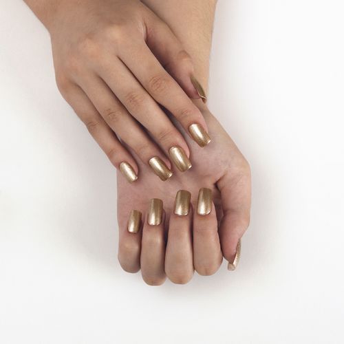 esmalte dourado fosco vs brilhante
