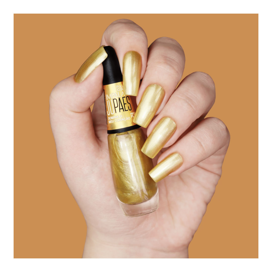 esmalte dourado fosco vs brilhante