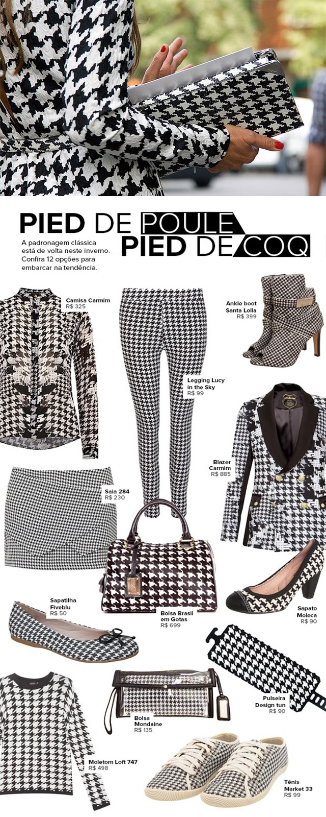 A História por Trás da Estampa Pied de Poule: De Coco Chanel ao Seu Guarda-Roupa