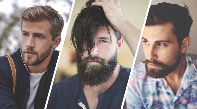 barba degradê masculina