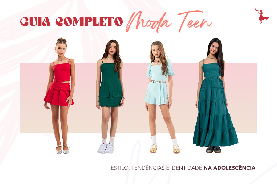 Cores da Moda Teen 2026: Do Azul Puro aos Tons Vibrantes