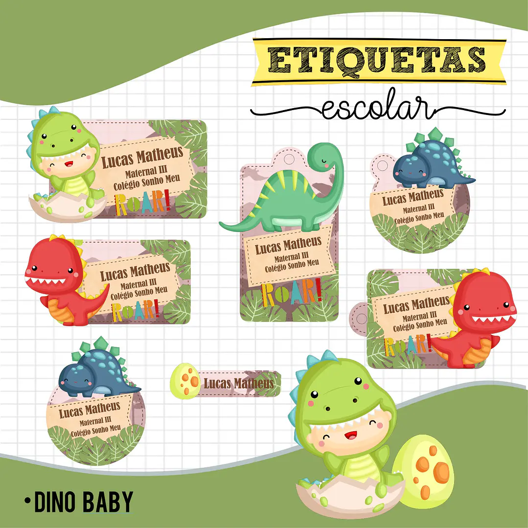 etiqueta dinossauro silhouette png