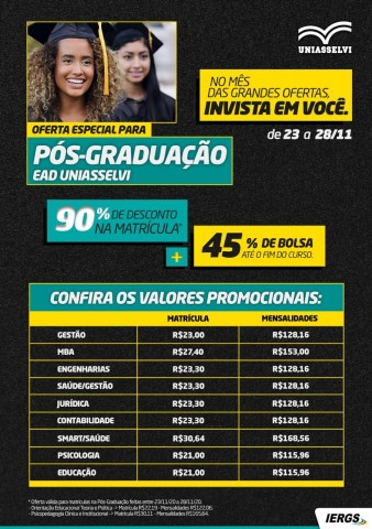 Pós-graduação UNIASSELVI: Opções e como escolher a sua