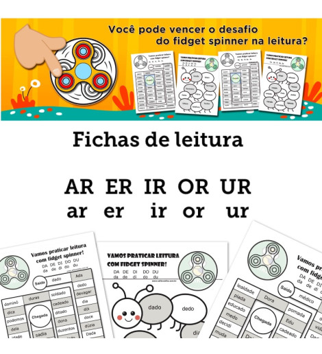 ditado com ar er ir or ur