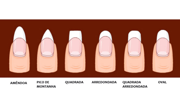 qual formato de unha é mais resistente