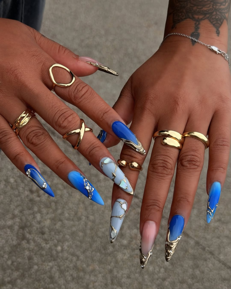 unhas quadradas ou amendoadas