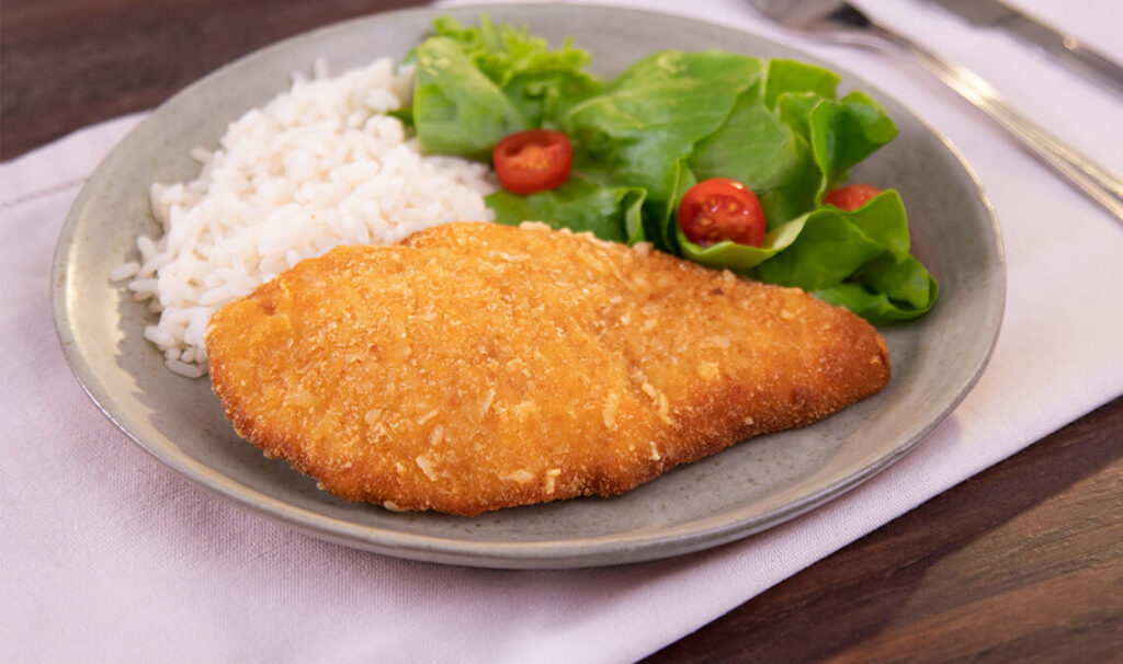 frango a milanesa receita
