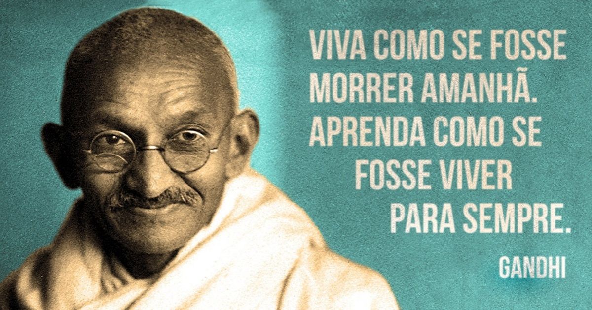 pensamentos de gandhi sobre paz