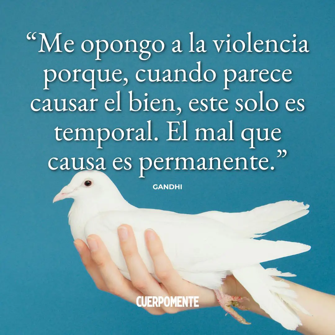 pensamentos de gandhi sobre paz