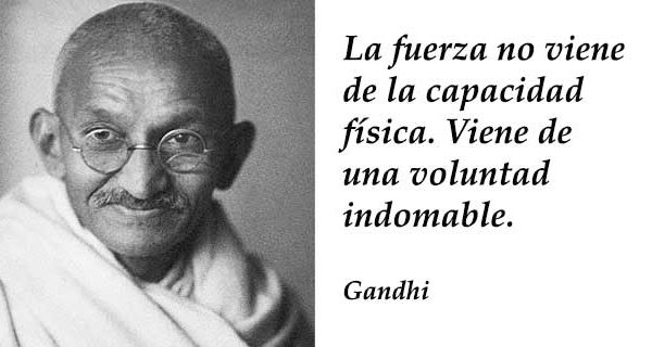 transformação pessoal gandhi