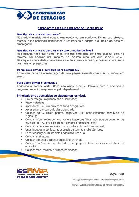 custo de um currículo bem escrito