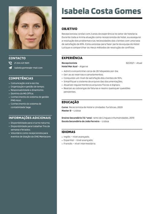 custo de um currículo bem escrito