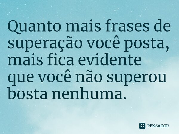 status de recomeço