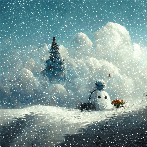 gif de neve