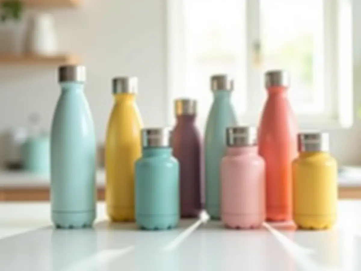 garrafa térmica que mantem a água gelada por mais tempo