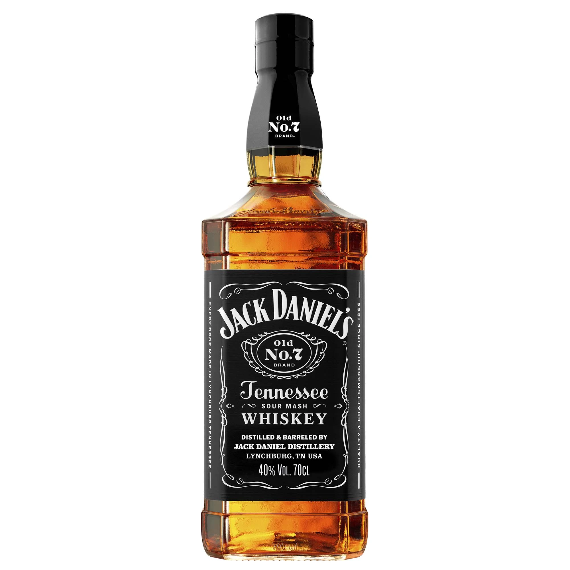 garrafa de whisky vazia