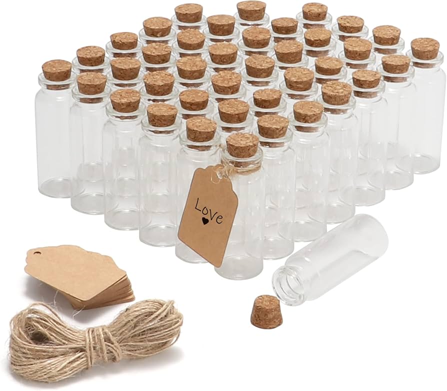 Garrafa de vidro 5ml para artesanato