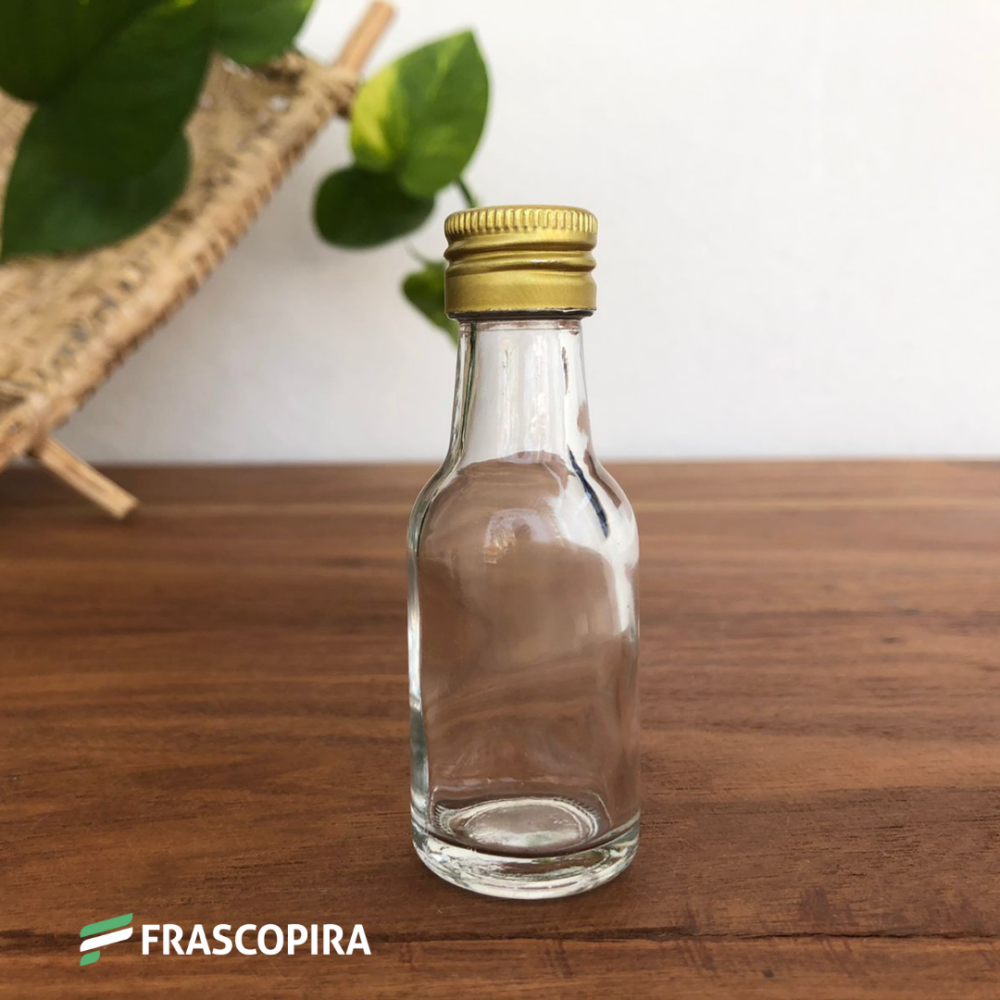Frasco vidro hermético para presente