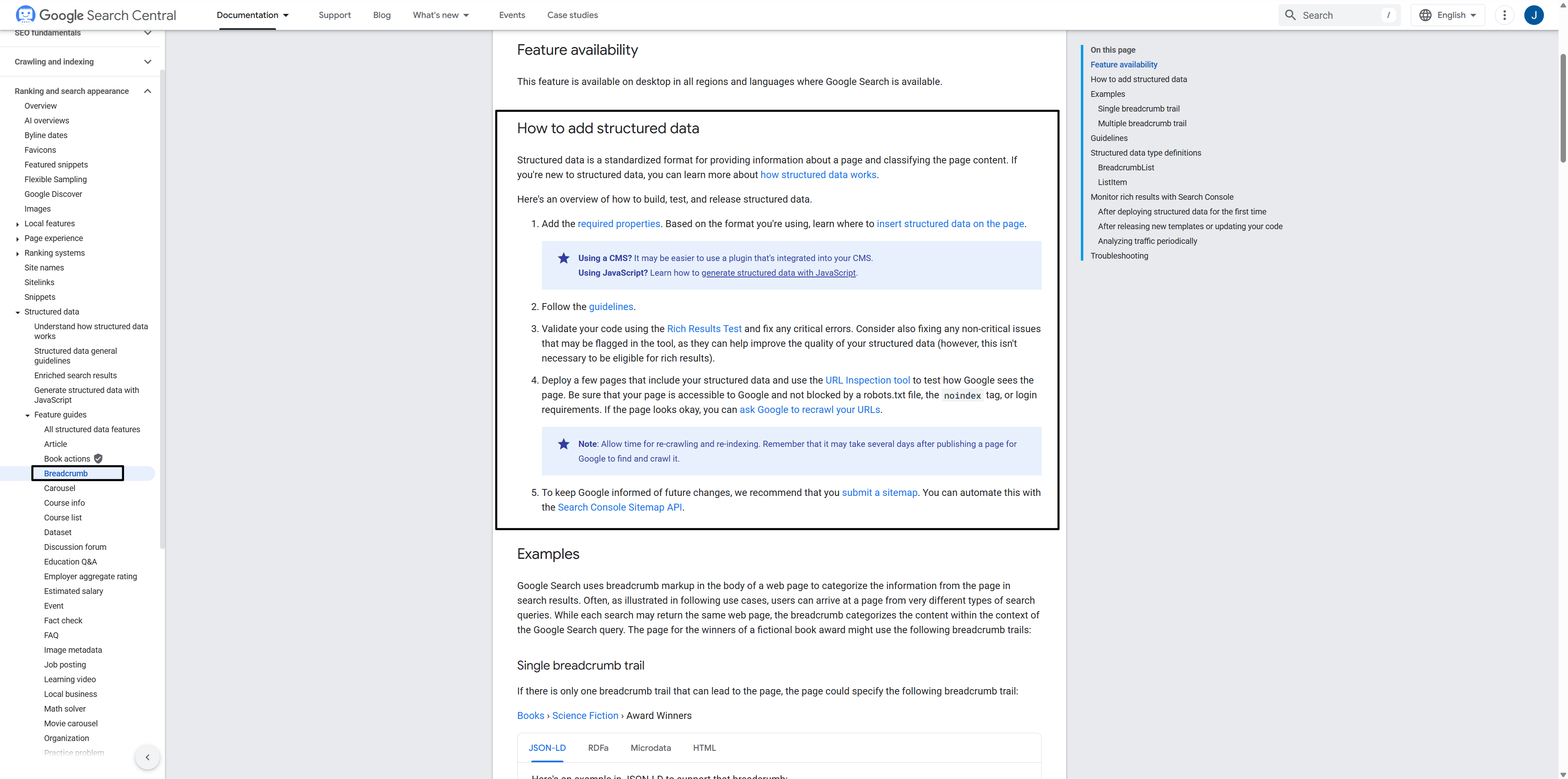 melhores exemplos de breadcrumbs em lojas shopify