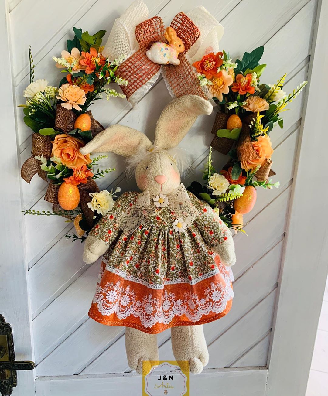 Como Fazer Coelhinhos de Feltro para sua Guirlanda de Páscoa