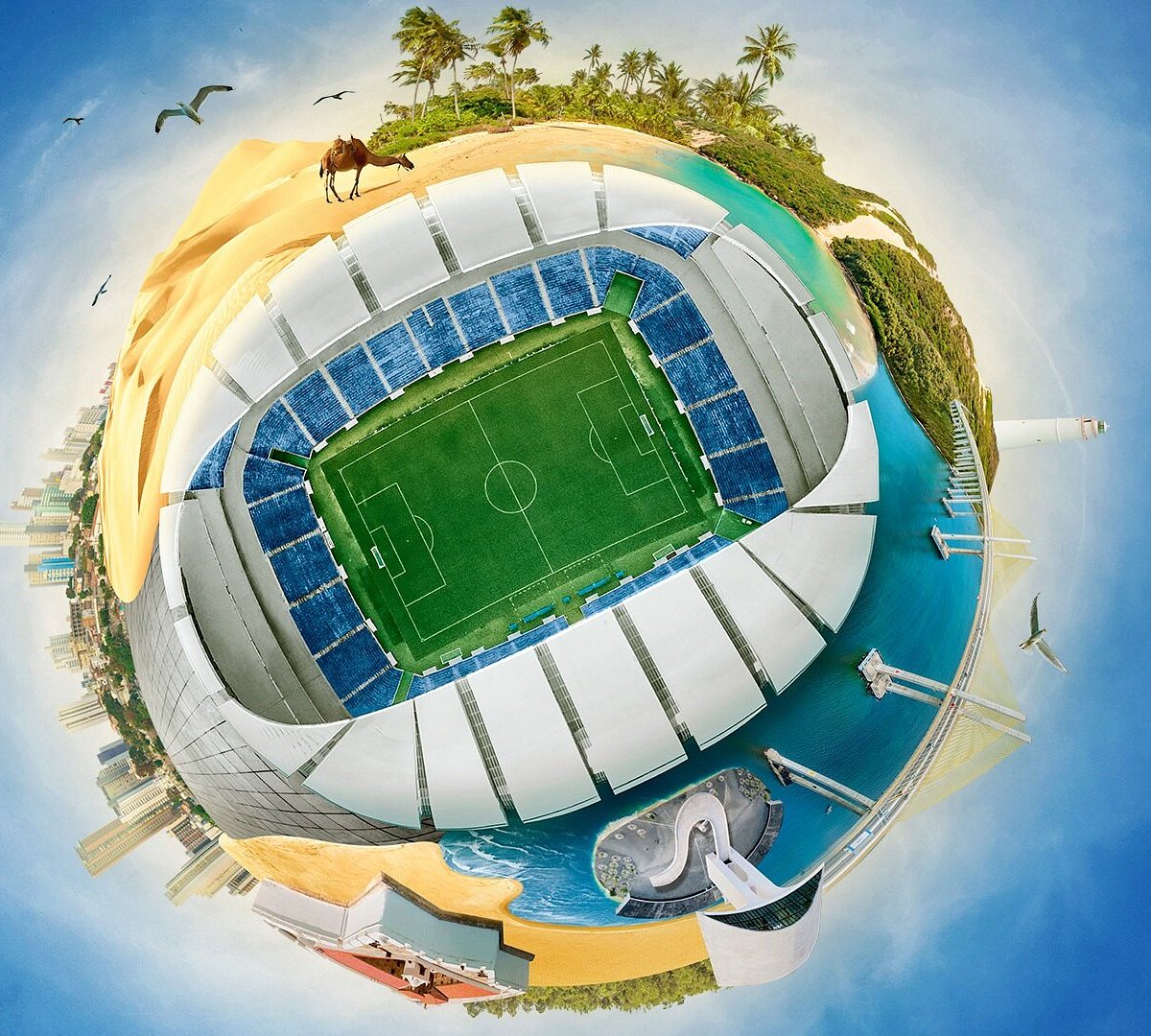 Jogos Memoráveis da Copa do Mundo de 2014 na Arena das Dunas