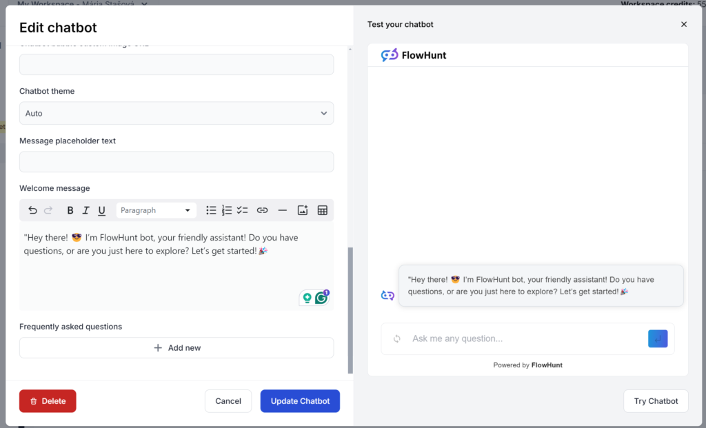 IA para criação de chatbots para onboarding de novos clientes