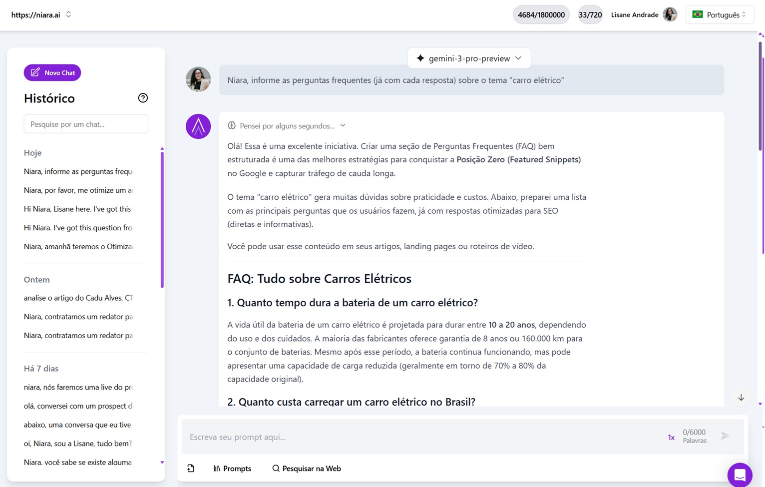 exemplos de faq dinâmica com inteligência artificial