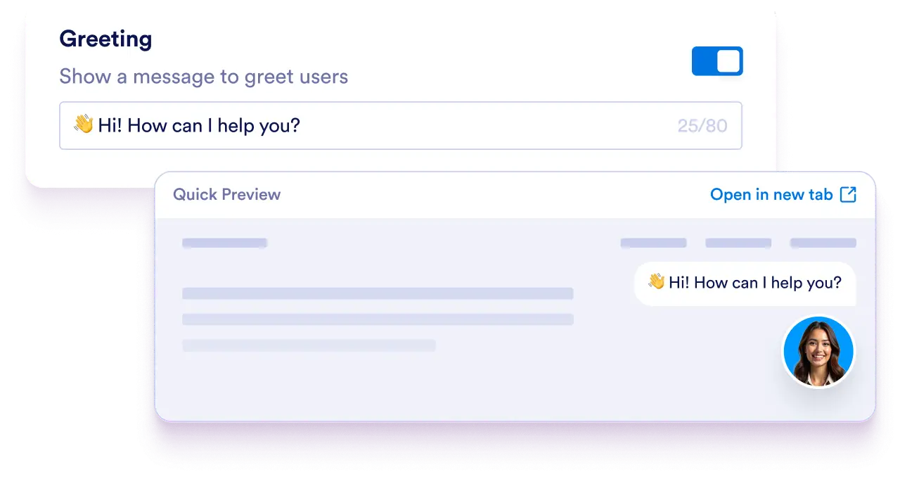 Personalização de boas-vindas para e-commerce