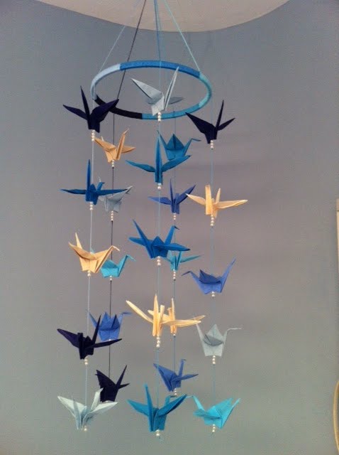 ideias criativas mobile tsuru para decorar