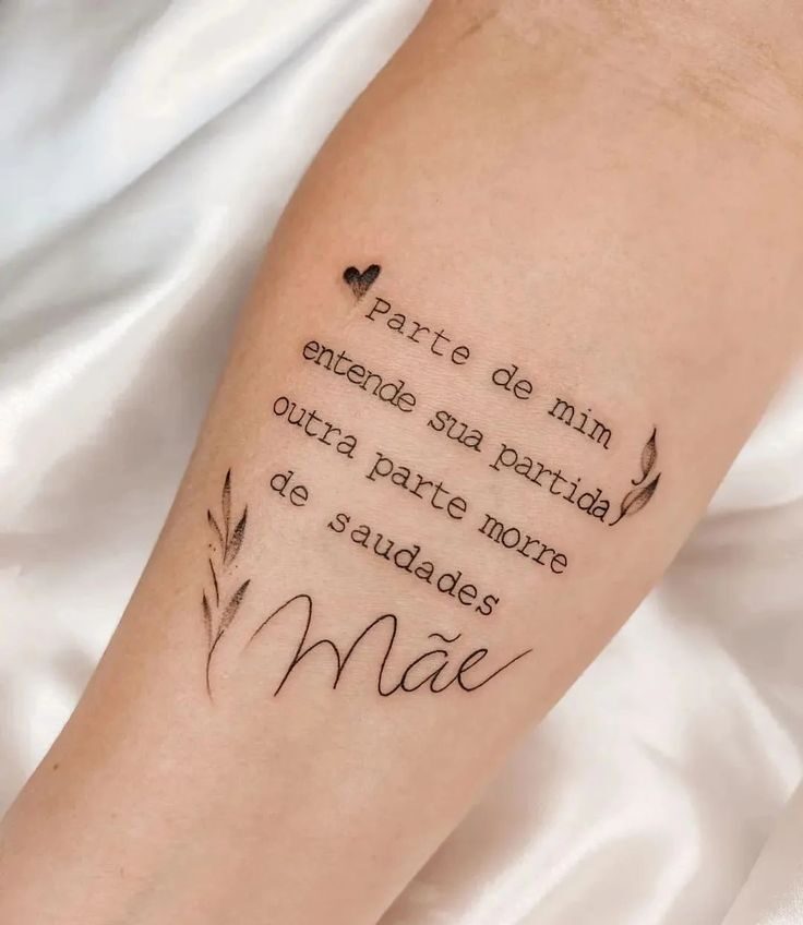 melhores ideias tatuagem homenagem mãe falecida