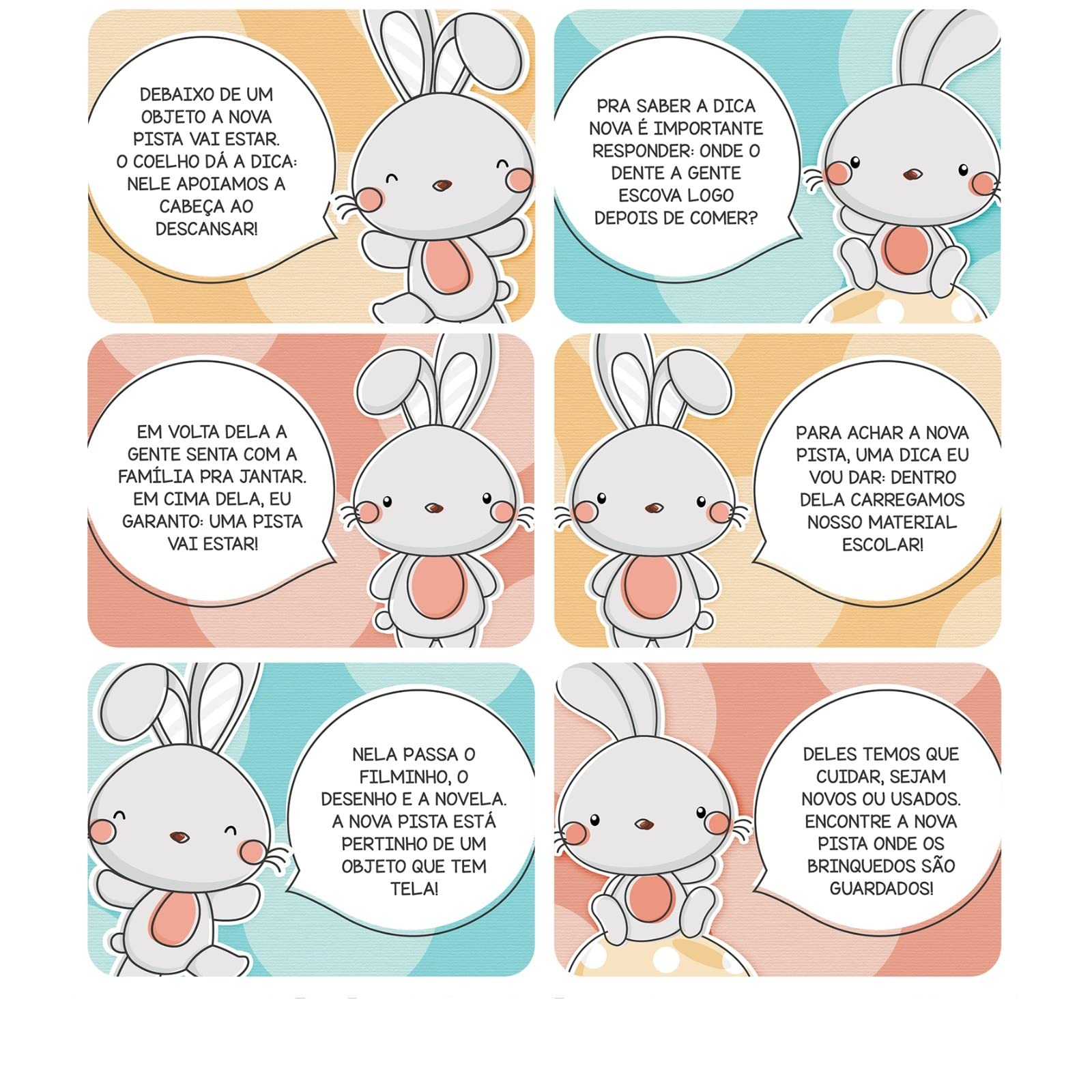 Pistas de Páscoa para Imprimir: Modelos Gratuitos para Crianças