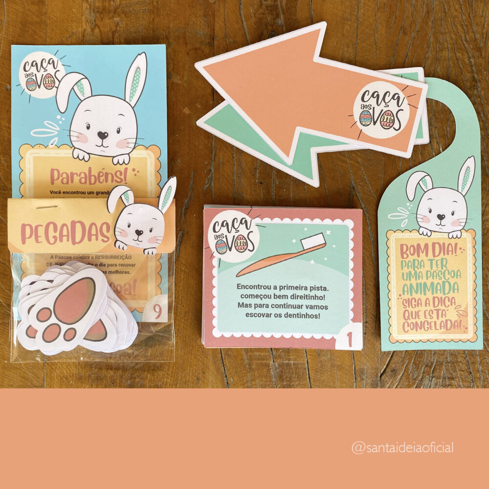 ideias de caça aos ovos de páscoa