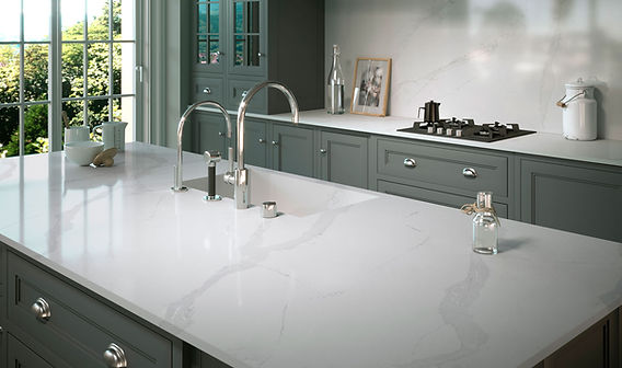 ideias de cozinha com bancada de silestone