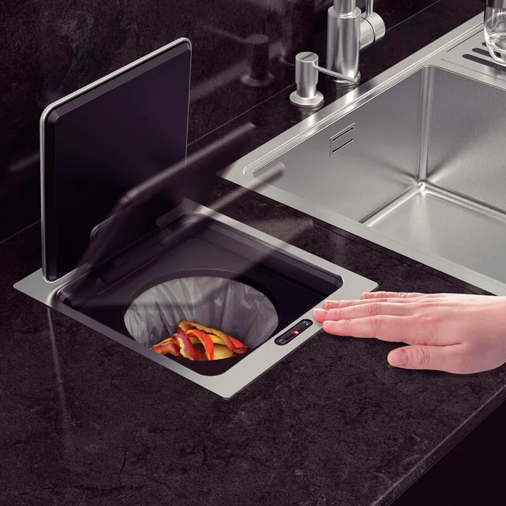 Lixeira de Embutir na Bancada vs. Armário: Qual a Melhor Opção para Você?